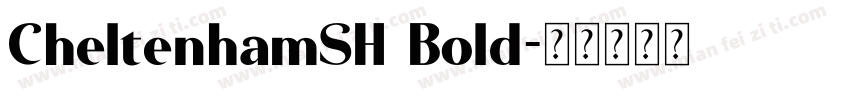 CheltenhamSH Bold字体转换